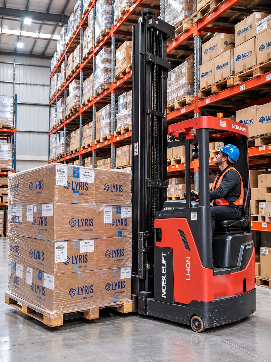 Movimiento interno de mercadería — operación real Lyris